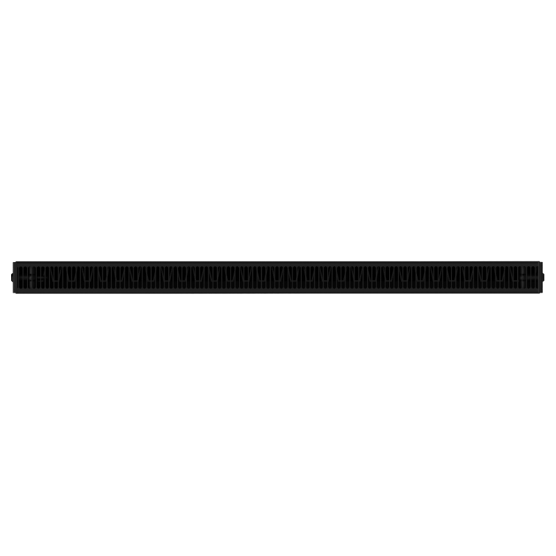 Mexen Flat CF21 Plattenheizkörper 400 x 1000 mm, seitlicher Anschluss, 793 W, schwarz - W421F-040-100-70