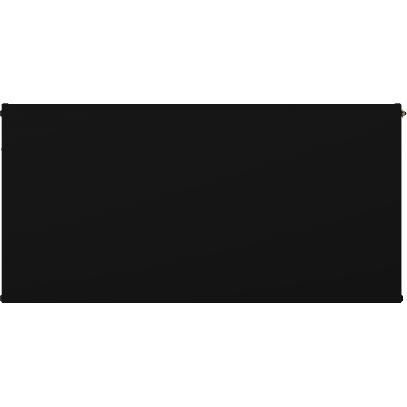 Mexen Flat CCF11 Paneelheizkörper 900 x 900 mm, mittiger unterer Anschluss, 981 W, schwarz - W6C11F-090-090-70
