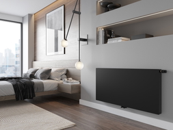 Mexen Flat CCF21 Plattenheizkörper 400 x 1600 mm, mittlerer unterer Anschluss, 1270 W, schwarz - W6C21F-040-160-70