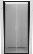 Mexen Exo Duschdoppeltüren 80 cm, transparent, schwarz - 814-080-000-70-00