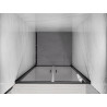 Mexen Exo Duschdoppeltüren 80 cm, transparent, schwarz - 814-080-000-70-00