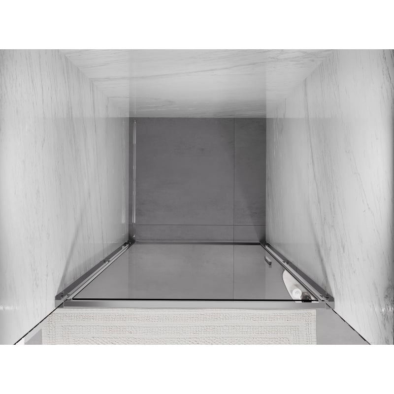 Mexen Exo Duschtür schwenkbar 60 cm, transparent, Chrom - 817-060-000-01-00