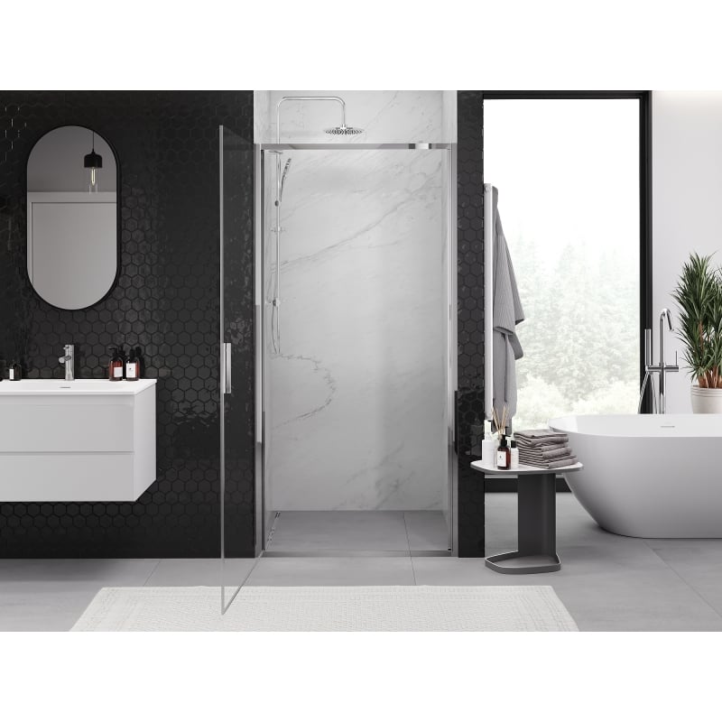 Mexen Exo Duschdrehtür 70 cm, transparent, Chrom - 817-070-000-01-00