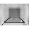 Mexen Exo-BR Duo Doppelflügelige Duschabtrennung 90 cm, transparent, schwarz - 8182-090-000-70-00