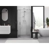 Mexen Exo Falttür Duschkabine 80 cm, transparent, Chrom - 816-080-000-01-00