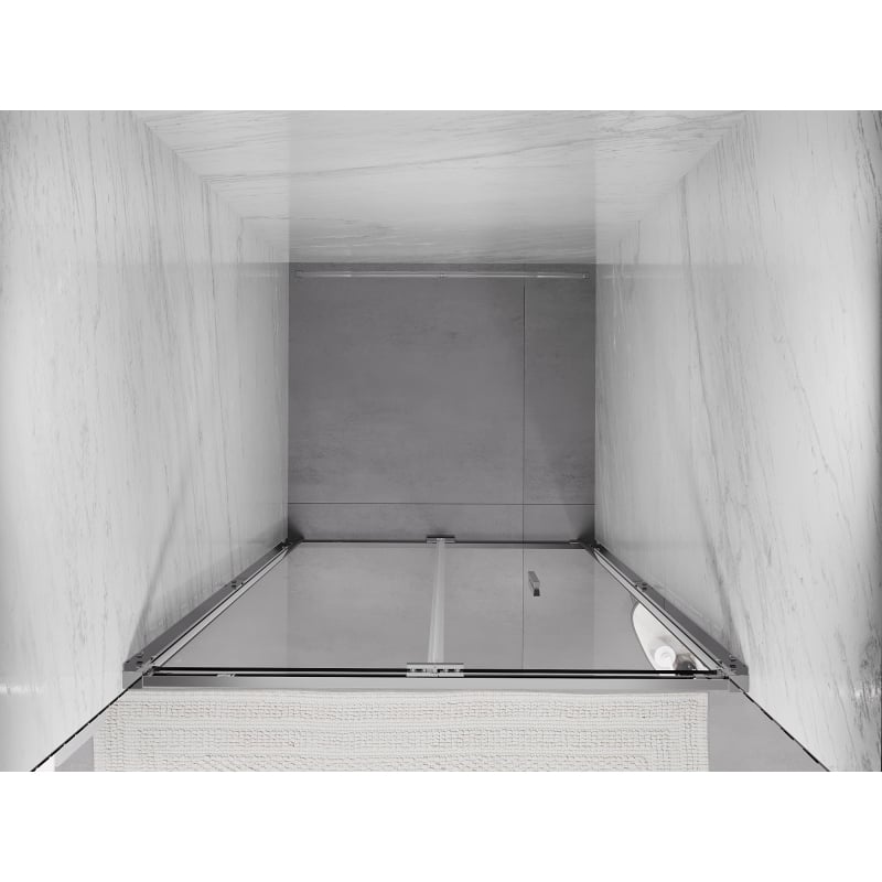 Mexen Exo Duschfaltwandtüren 85 cm, transparent, Chrom - 816-085-000-01-00