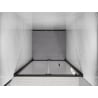 Mexen Exo Faltbare Duschabtrennung 80 cm, transparent, schwarz - 816-080-000-70-00