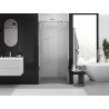 Mexen Exo-B 95 cm schwenkbare Duschabtrennung, transparent, Chrom - 817-095-000-01-00