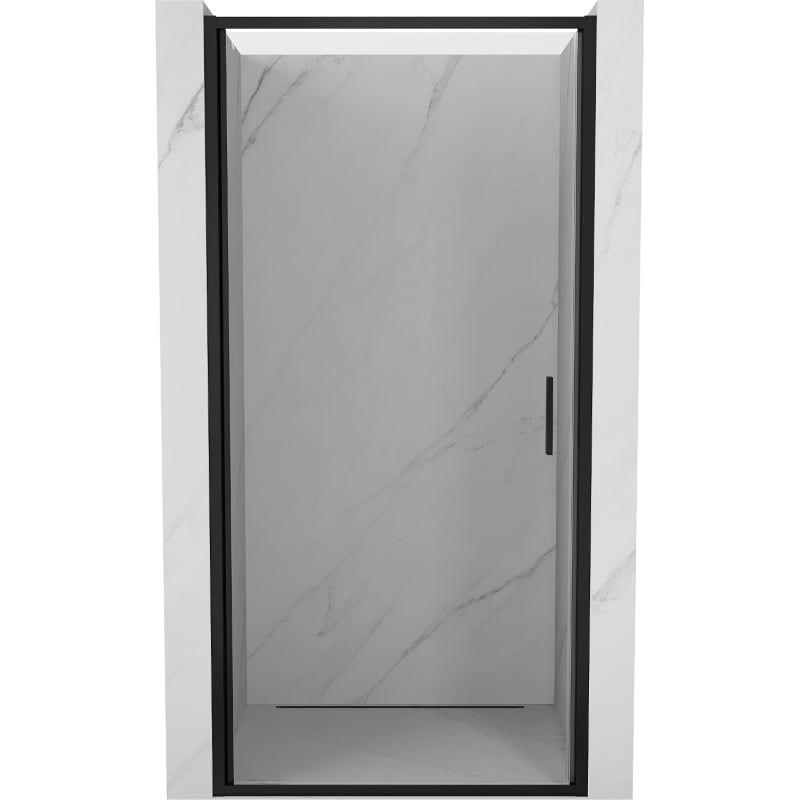 Mexen Exo Duschfalttür 70 cm, transparent, schwarz - 817-070-000-70-00