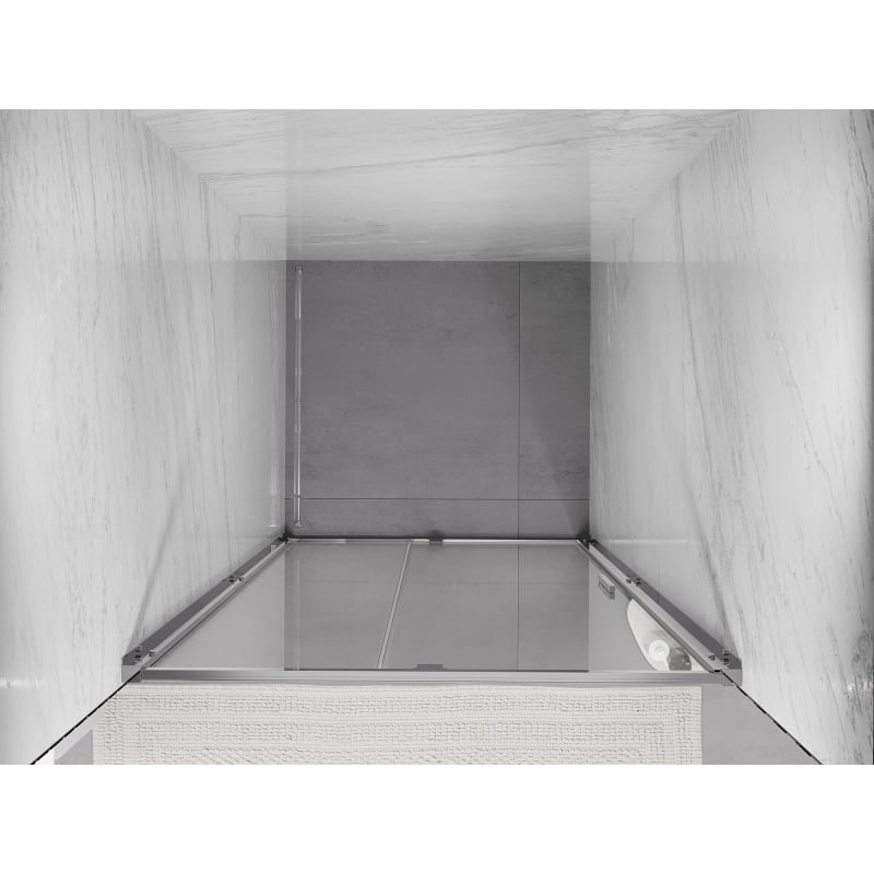 Mexen Exo-R Pendeltür Dusche 105 cm, transparent, Chrom - 819-105-000-01-00