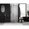 Mexen Exo Duschfaltür 100 cm, transparent, schwarz - 819-100-000-70-00