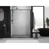 Mexen Exo Duschwandtür schwenkbar 140 cm, transparent, schwarz - 819-140-000-70-00