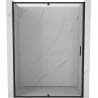 Mexen Exo Duschfaltwand 150 cm, transparent, schwarz - 819-150-000-70-00