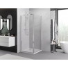 Mexen Exo-B Duo Duschkabine mit Schwingtür 100 x 100 cm, transparent, Chrom - 814-100-100-01-00