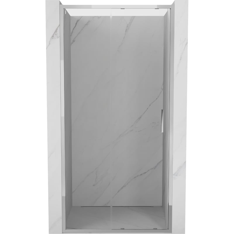Mexen Exo Schiebetür Duschabtrennung 90 cm, transparent, Chrom - 8151-090-000-01-00