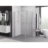 Mexen Exo Duschkabine Schwingtür 100 x 70 cm, transparent, chrom - 814-100-070-01-00