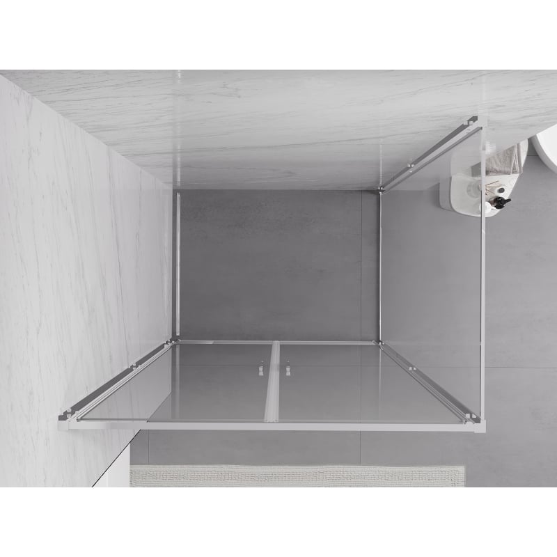 Mexen Exo Duschkabine Schwingtür 100 x 70 cm, transparent, chrom - 814-100-070-01-00