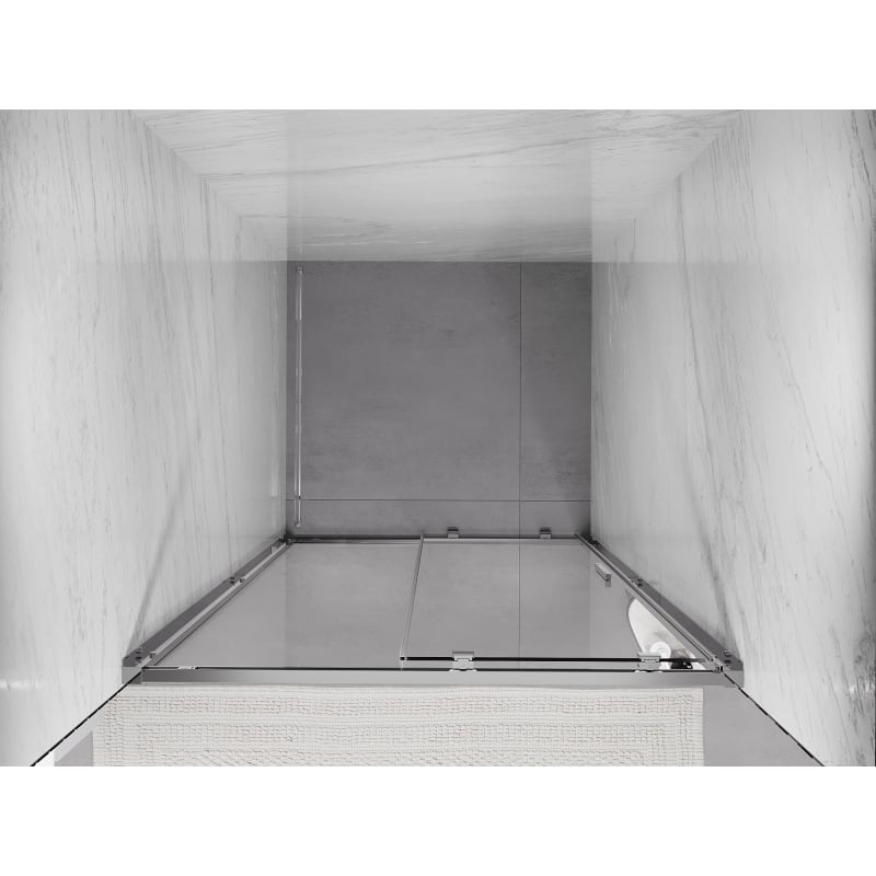 Mexen Exo Schiebetüren für Duschen 110 cm, transparent, chrom - 8151-110-000-01-00