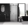 Mexen Exo Schiebetüren für die Dusche 110 cm, transparent, schwarz - 8151-110-000-70-00