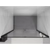 Mexen Exo Duschschwingtüren 155 cm, transparent, schwarz - 819-155-000-70-00