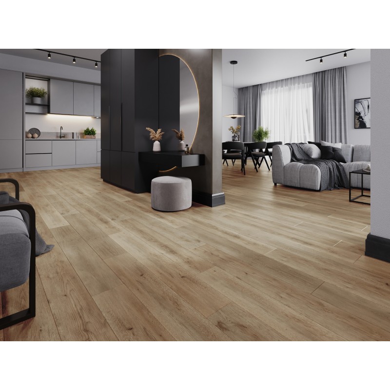 Mexen Spirit Lake Vinylpaneele 1227 x 187 mm LVT Dryback 2,5 mm, PVC-Trägermaterial, 4 V-Fuge, Eiche - F1301-1227-187-255-4V1-01