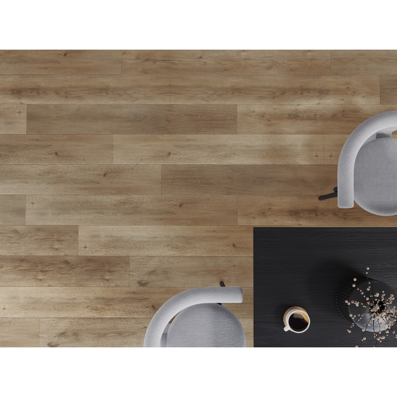 Mexen Spirit Lake Vinylpaneele 1227 x 187 mm LVT Dryback 2,5 mm, PVC-Trägermaterial, 4 V-Fuge, Eiche - F1301-1227-187-255-4V1-01
