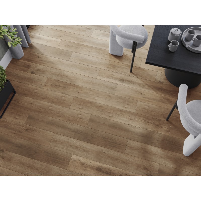 Mexen Spirit Lake Vinylpaneele 1227 x 187 mm LVT Dryback 2,5 mm, PVC-Trägermaterial, 4 V-Fuge, Eiche - F1301-1227-187-255-4V1-01