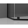 Mexen Exo fünfeckige Duschkabine 100 x 100 cm, transparent, schwarz - 812-100-100-70-00