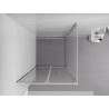 Mexen Exo faltbare Duschkabine 100 x 100 cm, transparent, Chrom - 816-100-100-01-00