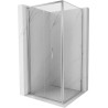Mexen Exo faltbare Duschkabine 100 x 100 cm, transparent, Chrom - 816-100-100-01-00