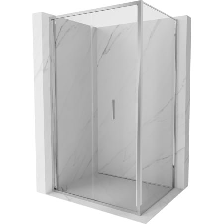 Mexen Exo Faltduschkabine 85 x 70 cm, transparent, Chrom - 816-085-070-01-00