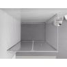 Mexen Exo faltbare Duschkabine 90 x 70 cm, transparent, Chrom - 816-090-070-01-00
