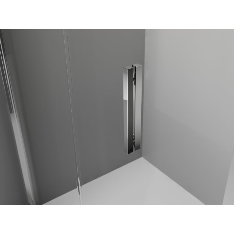 Mexen Exo Faltbare Duschkabine 95 x 75 cm, transparent, chrom - 816-095-075-01-00