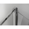 Mexen Exo faltbare Duschkabine 75 x 80 cm, transparent, Chrom - 816-075-080-01-00