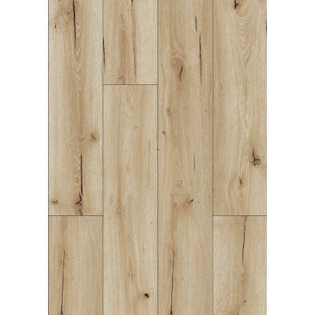 Mexen Sun Valley Vinylpaneele 1227 x 187 mm LVT Dryback 2,5 mm, PVC-Unterlage, 4 V-Fuge, Eiche - F1306-1227-187-255-4V1-01
