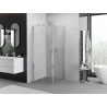 Mexen Exo Faltduschkabine 75 x 75 cm, transparent, Chrom - 816-075-075-01-00