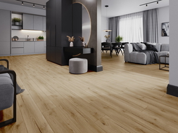 Mexen Buffalo Vinylplatten 1227 x 187 mm LVT Dryback 2,5 mm, PVC-Unterlage, 4 V-Fuge, Eiche - F1307-1227-187-255-4V1-01