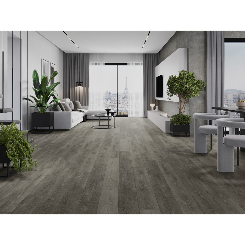 Mexen New Albany Vinylplatten 1227 x 187 mm LVT Dryback 2,5 mm, PVC-Unterlage, 4 V-Fuge, Eiche - F1317-1227-187-255-4V1-01