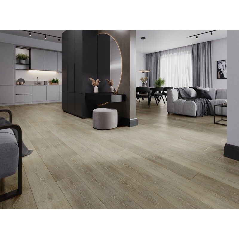Mexen Jasper Vinylpaneele 1227 x 187 mm LVT Dryback 2,5 mm, PVC-Unterlage, 4 V-Fuge, Eiche - F1318-1227-187-255-4V1-01