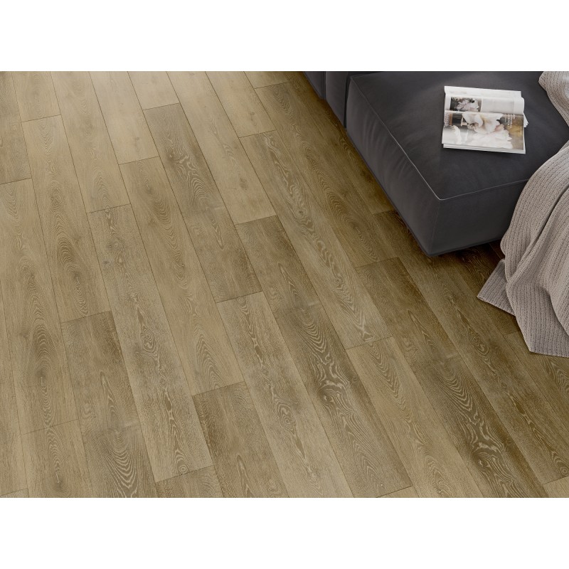 Mexen Alabama Vinylplatten 1227 x 187 mm LVT Dryback 2,5 mm, PVC-Unterlage, 4 V-Fuge, Eiche - F1319-1227-187-255-4V1-01