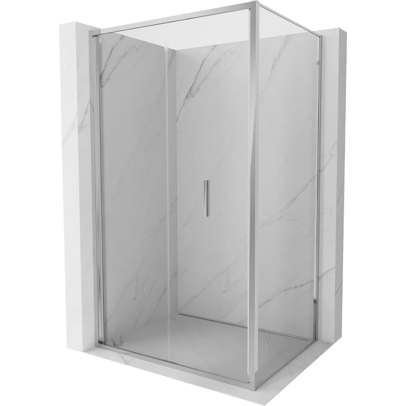 Mexen Exo faltbare Duschkabine 80 x 95 cm, transparent, Chrom - 816-080-095-01-00