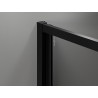 Mexen Exo faltbare Duschkabine 85 x 70 cm, transparent, schwarz - 816-085-070-70-00