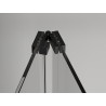 Mexen Exo klappbare Duschkabine 95 x 80 cm, transparent, schwarz - 816-095-080-70-00