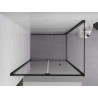 Mexen Exo faltbare Duschkabine 95 x 90 cm, transparent, schwarz - 816-095-090-70-00