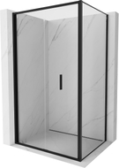 Mexen Exo Faltbare Duschkabine 100 x 90 cm, transparent, schwarz - 816-100-090-70-00