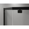 Mexen Exo fünfeckige Duschkabine mit Drehtür 80 x 80 cm, transparent, schwarz - 812-080-080-70-00