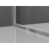 Mexen Exo Duschkabine öffenbar 70 x 80 cm, transparent, Chrom - 814-070-080-01-00