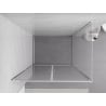Mexen Exo Duschkabine schwenkbar 100 x 85 cm, transparent, Chrom - 814-100-085-01-00