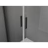 Mexen Exo Duschdoppeltüren 80 cm, transparent, schwarz - 814-080-000-70-00