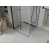 Mexen Lima faltbare Duschkabine 90 x 90 cm, transparent, schwarz - 856-090-090-70-00